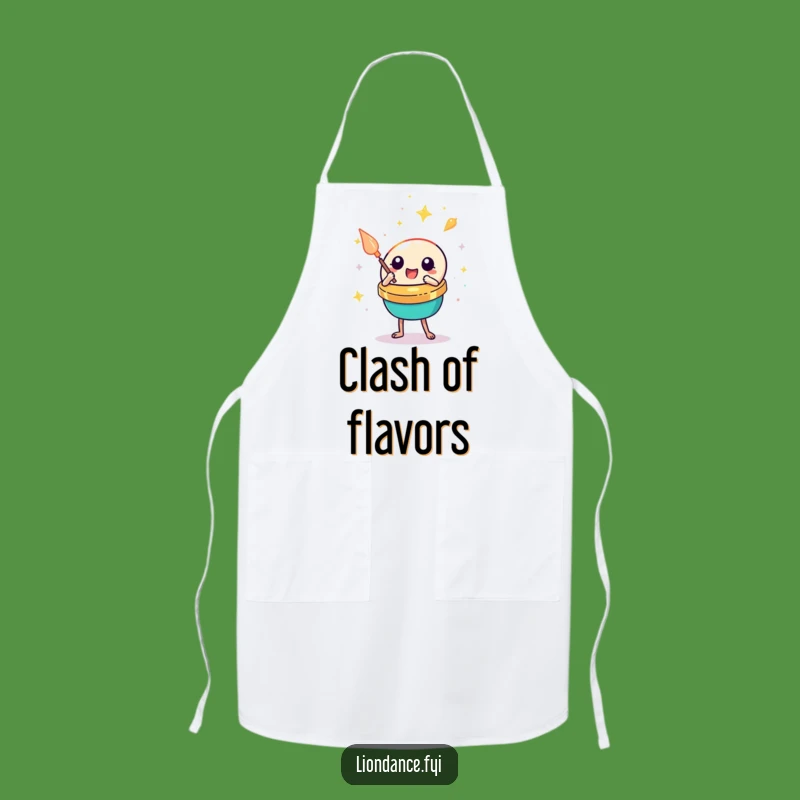 Funny Cymbal Clash Apron - Kitchen Percussion Fun for Aspiring Chefs