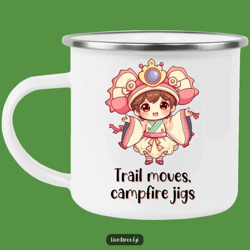 Funny Dancer Character Camping Mug - Cheerful Flair Costume Camp Gift