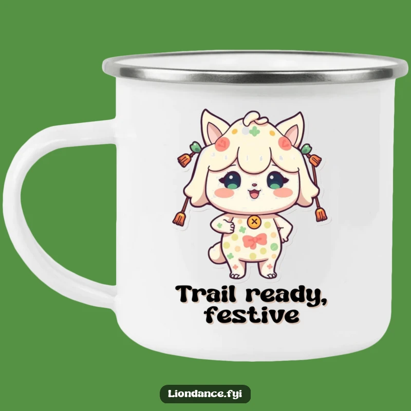 Funny Festive Character Camping Mug - Proudly Sip Your Drink Outdoors
