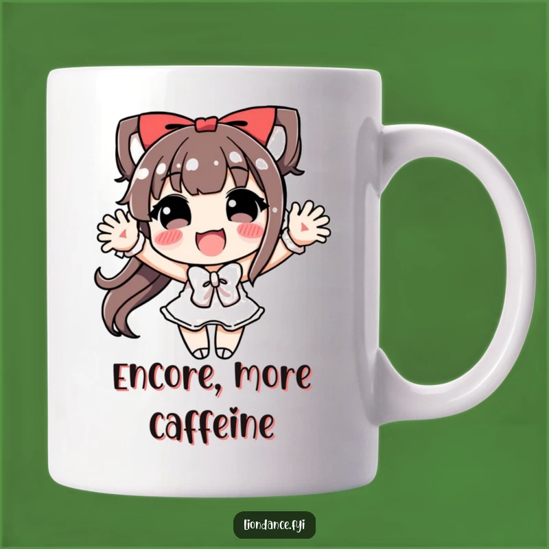 Funny Joyful Bow Mug - Humorous Gift for Gracious & Exaggerated Personalities