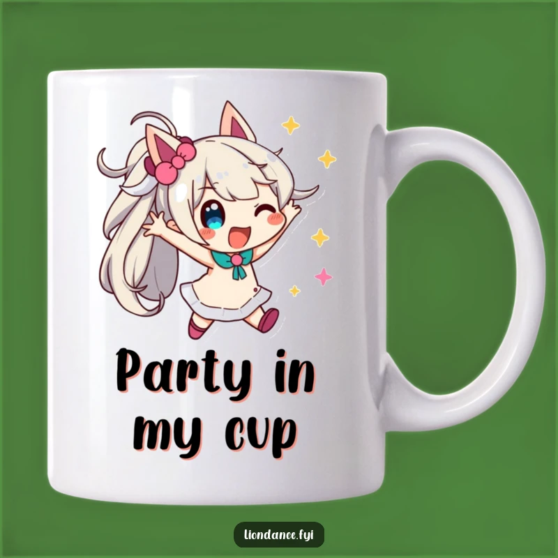 Funny Streamer Pose Mug - Playful Character Gift for Festive Fun
