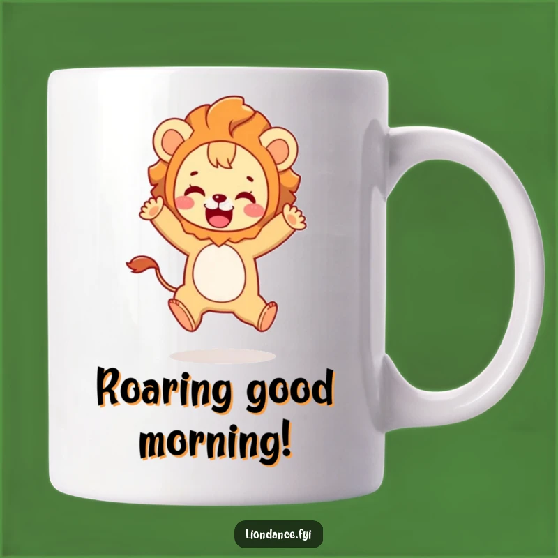 Funny Lion Costume Mug - Leap With Joy! - Perfect Funny Gift