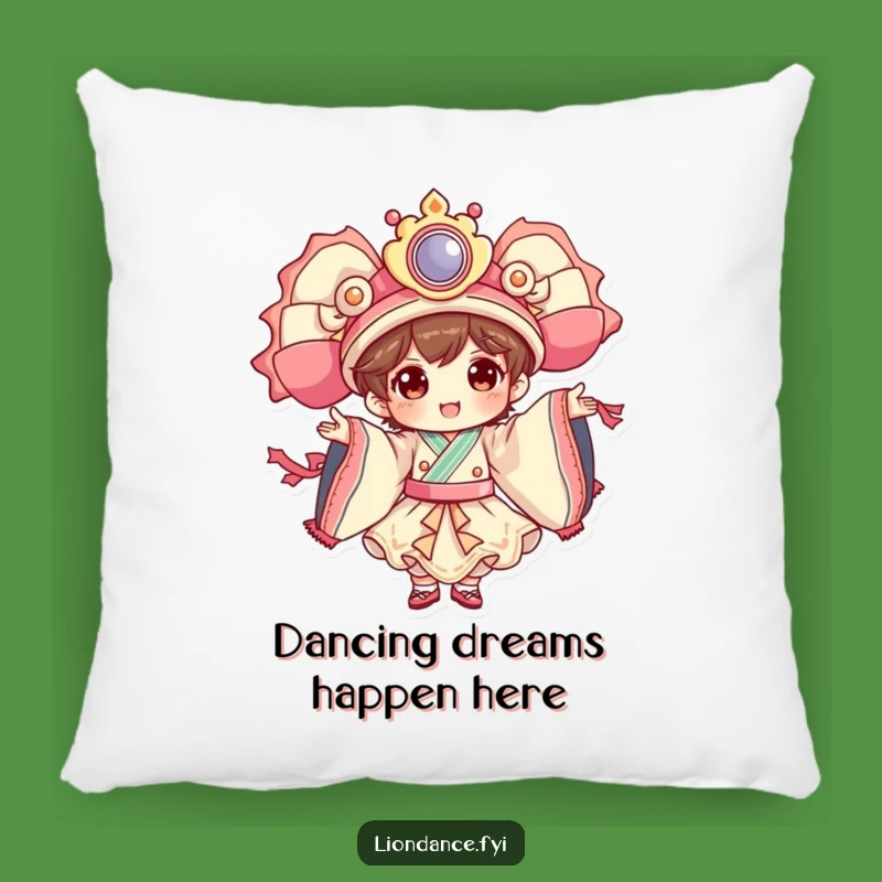Funny Dancer Character Pillow - Cheerful Flair Costume Cozy Gift