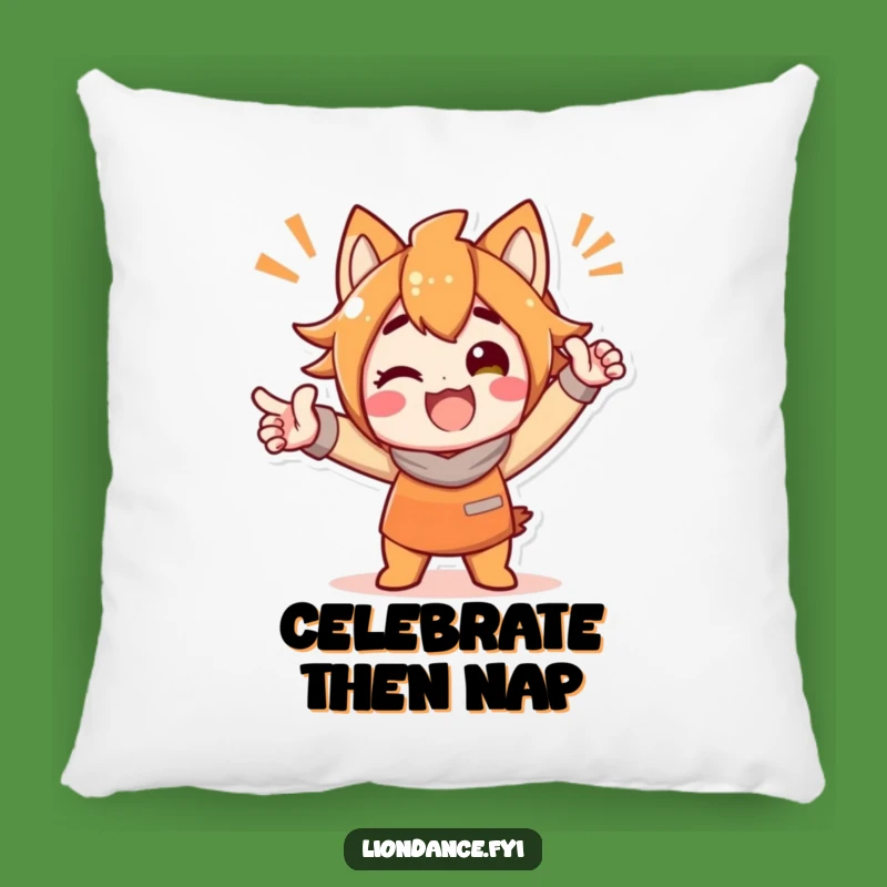 Funny Bold Pose Pillow: Comfy & Celebratory Funny Accent for Your Home