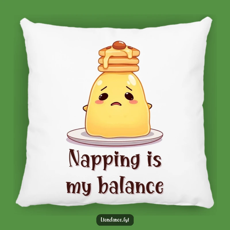 Funny Jelly Pancake Pillow: Bewildered Blob Comfort, Hilarious Accent Funny Gift!