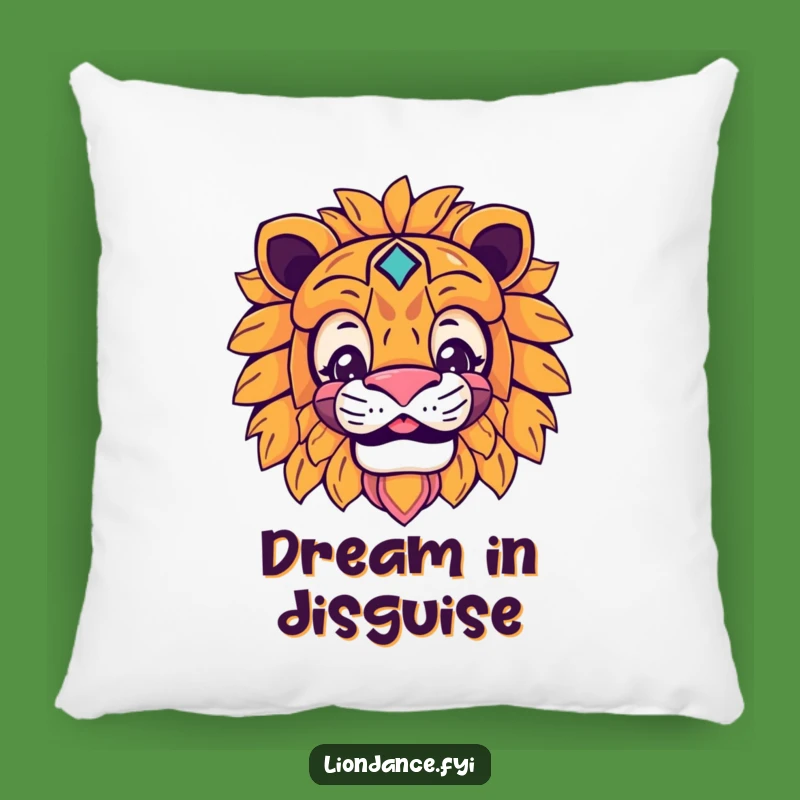 Funny Lion Mask Pillow: Cozy Hidden Smiles, A Humorous Accent Gift