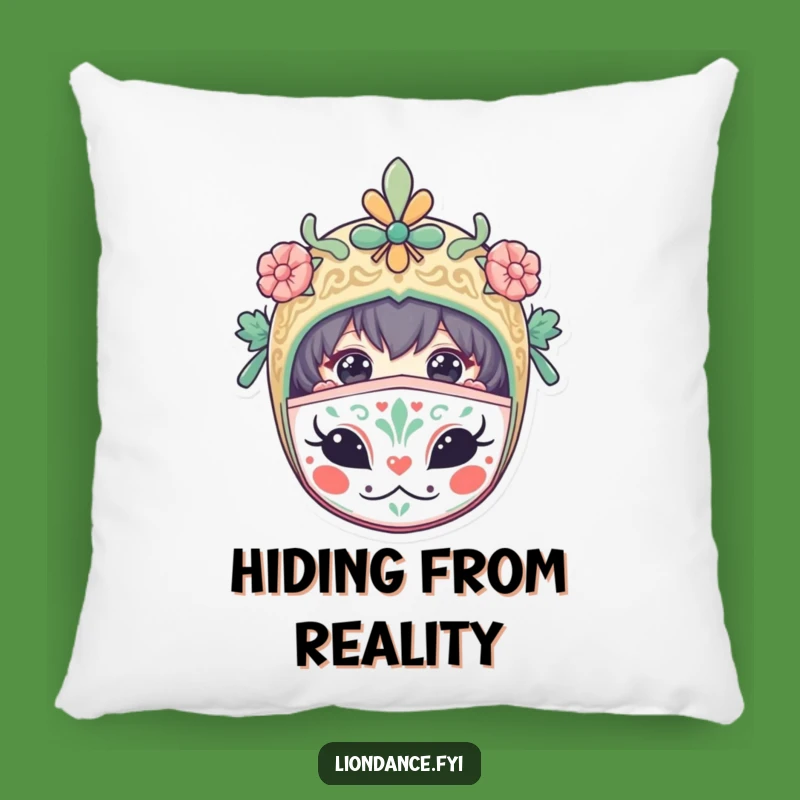 Funny Masked Character Pillow: Add Curious Comfort and Humor!