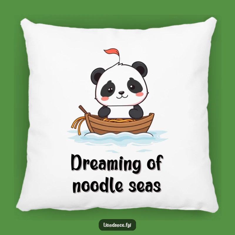 Funny Panda Noodle Pillow: Cozy Fortune Cookie Cushion Gift