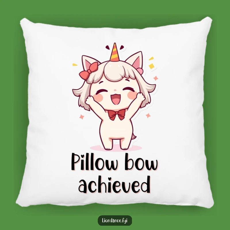 Funny Bowing Character Pillow: Whimsical Comfort for Delightful Spaces!