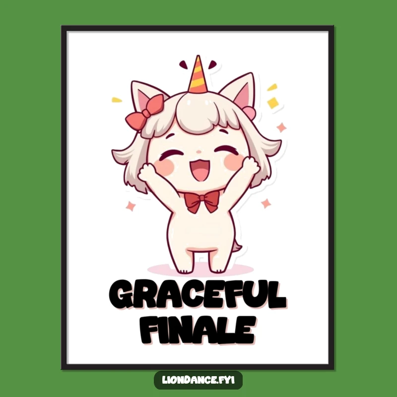 Funny Bowing Character Art: Whimsical Decor for Instant Celebration!