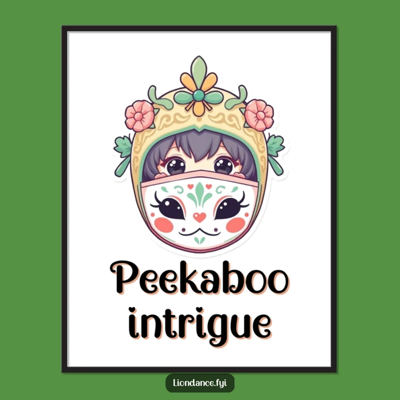 Funny Masked Character Art: Curious Decor for Instant Intrigue!