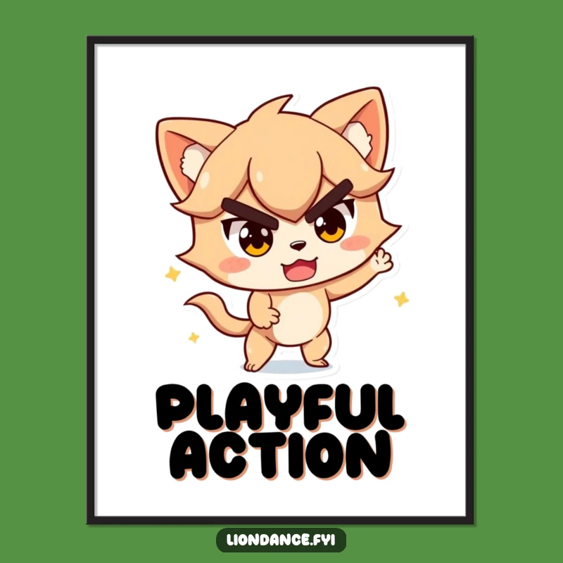 Funny Determined Digital Art - Motivational Decor for Your Walls