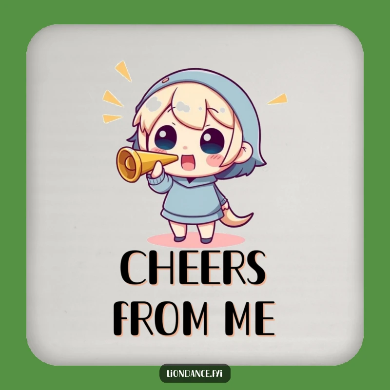 Funny Horn Blower Coaster Set: Protect Surfaces With This Funny Gift