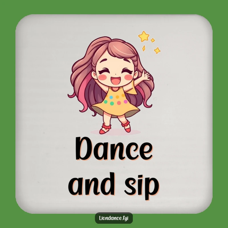 Funny Dancing Character Coaster - Protect Surfaces with Joyful Movement
