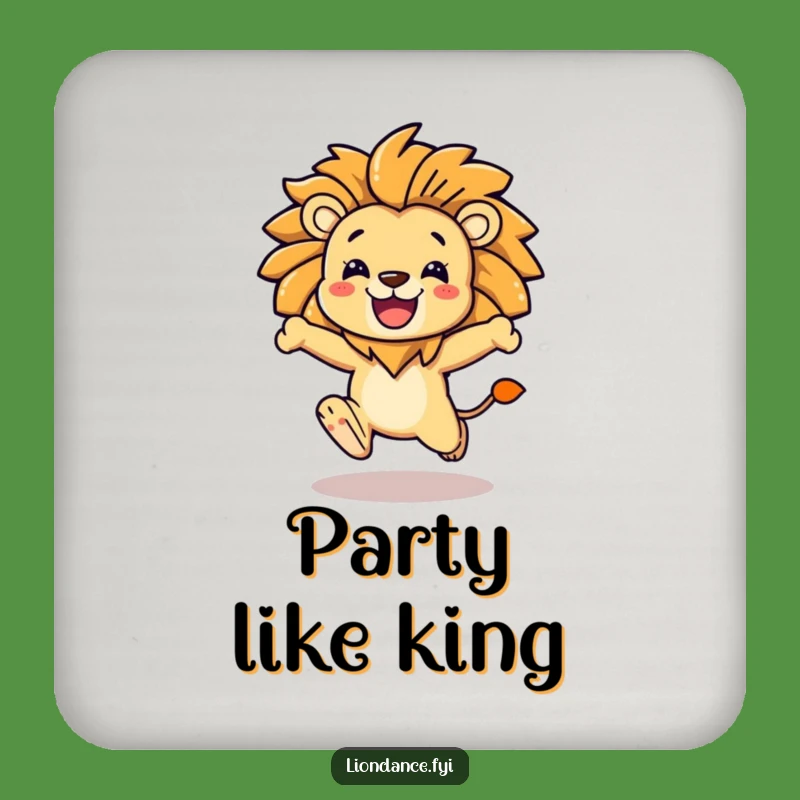 Funny Lion Mane Coaster: Protect Surfaces with a Roar, Perfect Host Gift