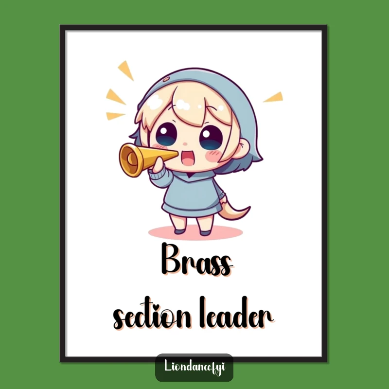 Funny Horn Blower Poster: Brighten Your Walls With This Funny Gift Art