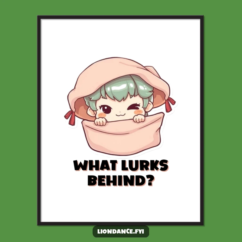 Funny Mischievous Banner Poster - Humorous Art Gift for Playful Spaces