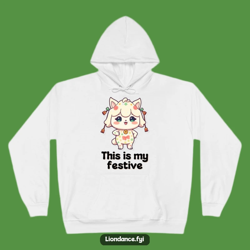 Cozy Funny Festive Character Hoodie - Warm & Proud Holiday Gift
