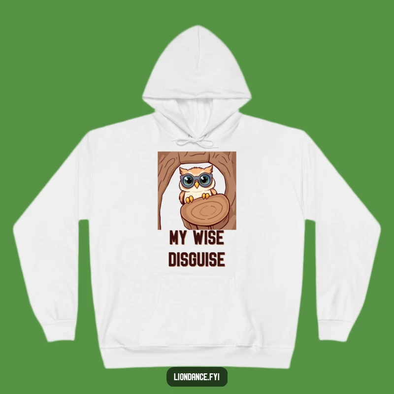 Funny Owl Binoculars Hoodie: Cozy Nature Apparel, Perfect Humorous Gift