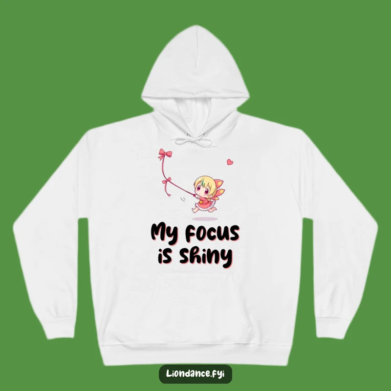 Funny Ribbon Chaser Hoodie: Cozy Playful Character Sweatshirt, Warm Funny Gift