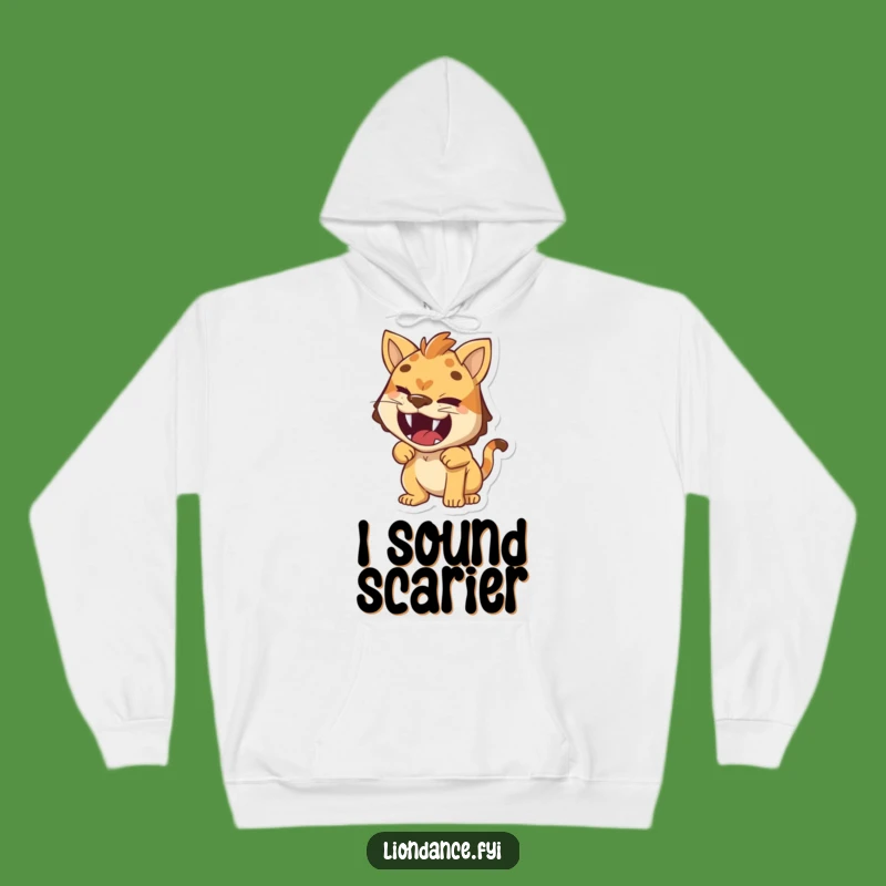 Funny Roaring Imposter Hoodie: Cozy Cheeky Character Sweatshirt, Warm Funny Gift