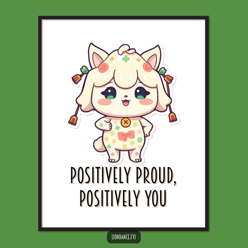 Free Printable Wall Art: Proud Festive Character Funny Downloadable Art for Walls