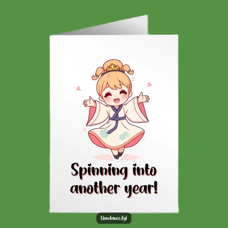 Free Printable Birthday Card: Spinning Character - Fun, Festive, & Hilarious!