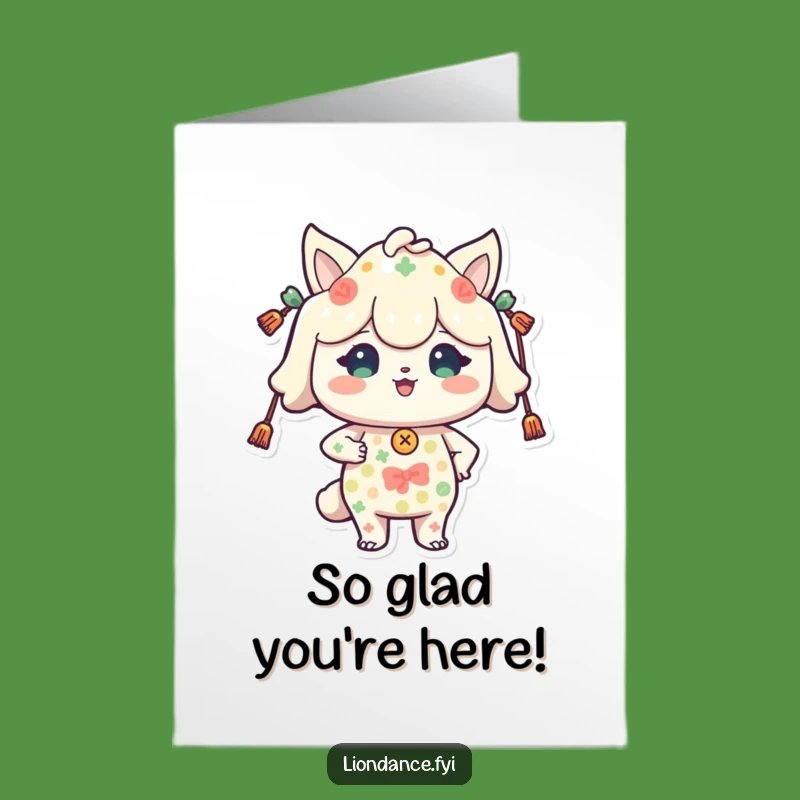 Free Printable Thank You Card: Proud Festive Character Funny Downloadable Gift