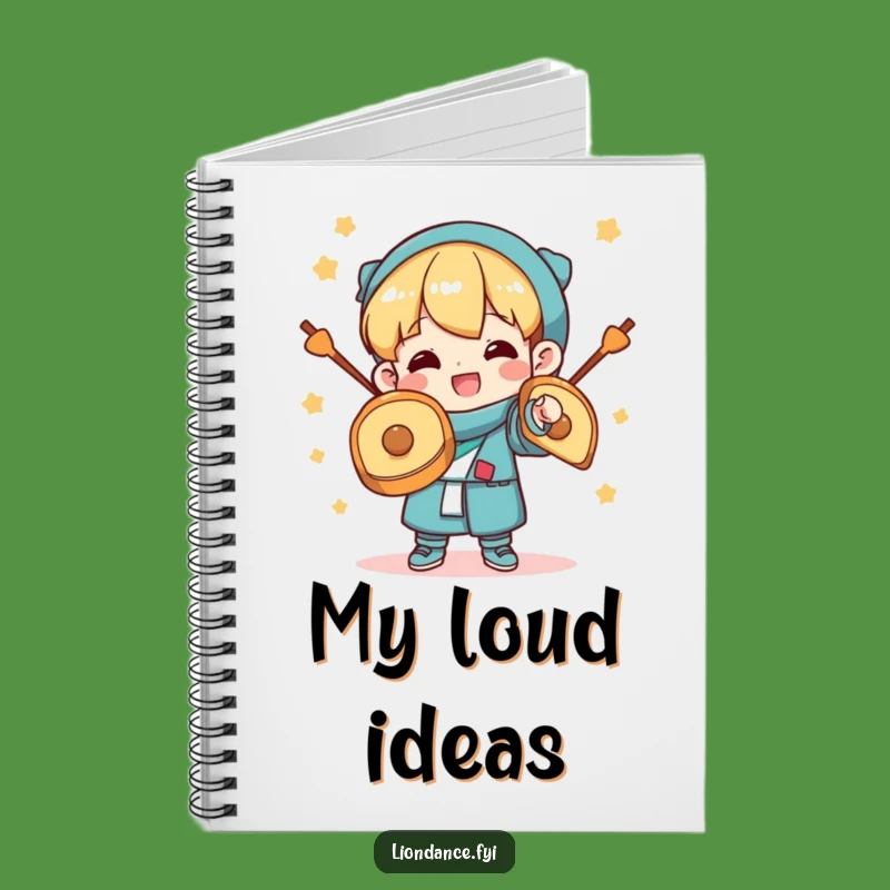 Funny Cymbal Clashing Character Notebook: Jot Down Your Joy!