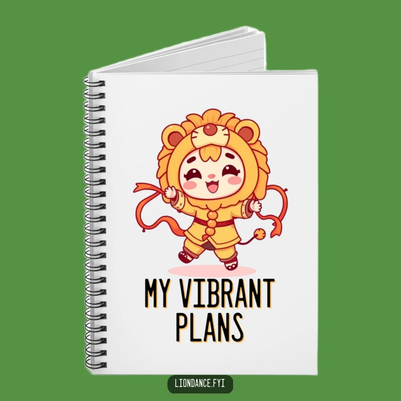 Funny Dancing Lion Notebook: Jot Down Joyful Ideas, Perfect for Creative Minds