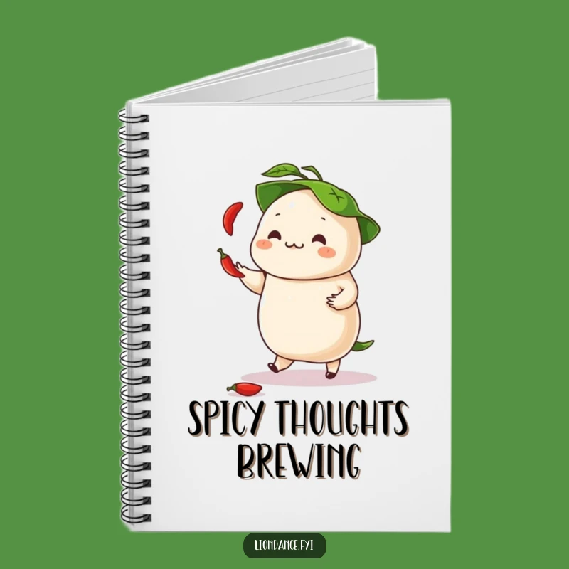 Funny Dumpling Notebook - Spicy & Energetic Journal for Your Ideas