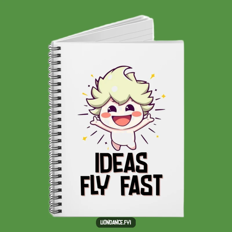Funny Energetic Character Notebook: Jot Down Ideas with Zest!