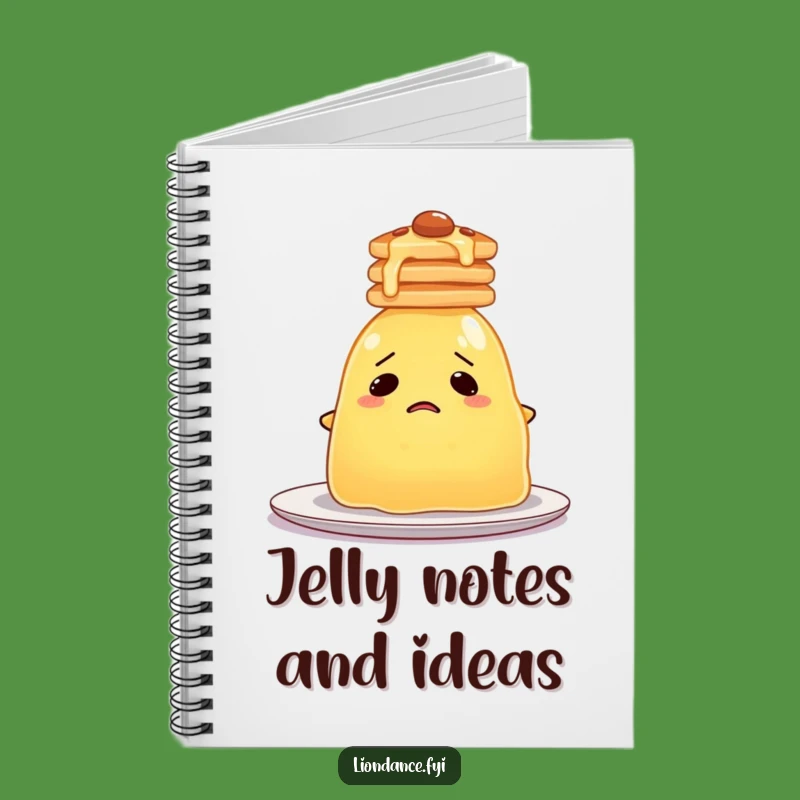 Funny Jelly Pancake Notebook: Bewildered Blob Journal, Perfect Funny Gift for Ideas!