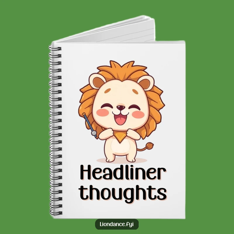 Funny Lion Prop Notebook: Jot Down Ideas with Playful Flair, Perfect Funny Gift!