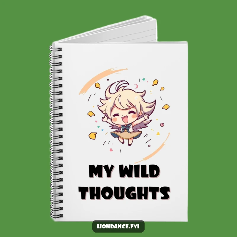 Funny Spinning Notebook - Jot Down Ideas with Dynamic Flair