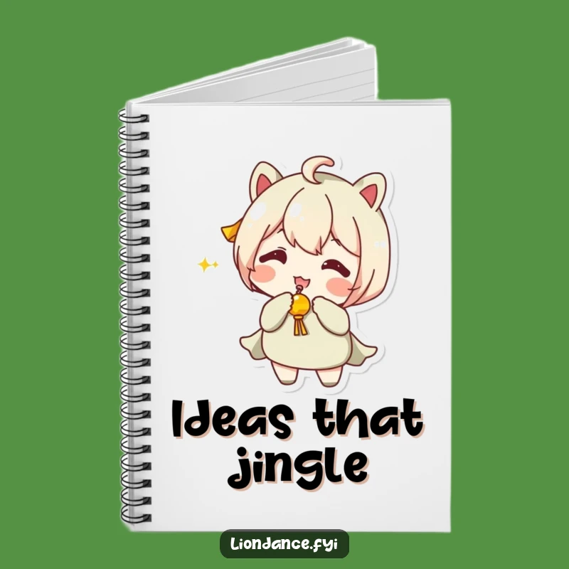 Funny Jingling Prop Shaker Notebook - Humorous Gift for Playful Note-Takers