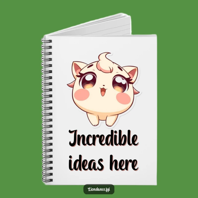 Funny Excited Eyes Notebook - Jot Down Ideas with Wonder