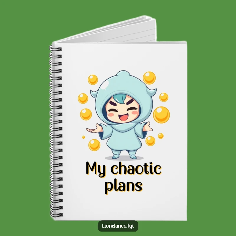 Funny Juggling Notebook - Jot Down Ideas with a Mischievous Smile