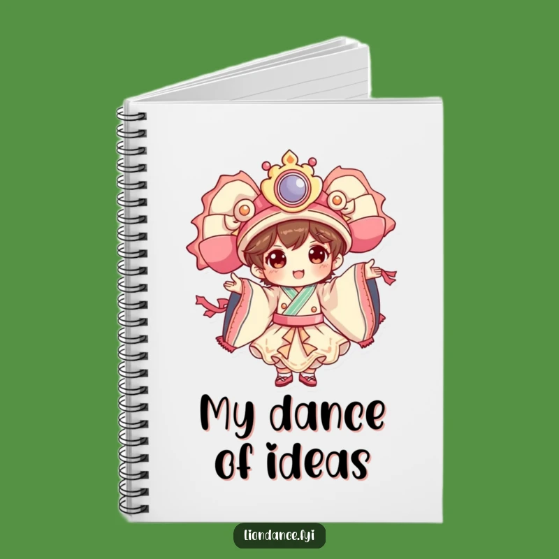 Funny Dancer Character Notebook - Cheerful Flair Costume Journal Gift