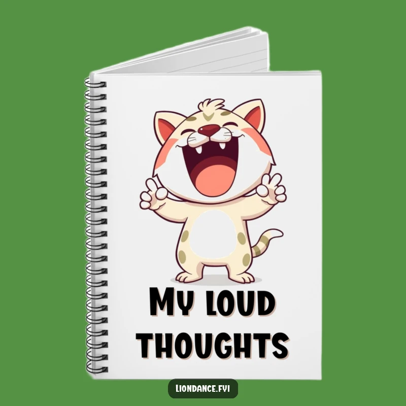 Funny Roaring Character Notebook - Journal Your Loudest Ideas Gift