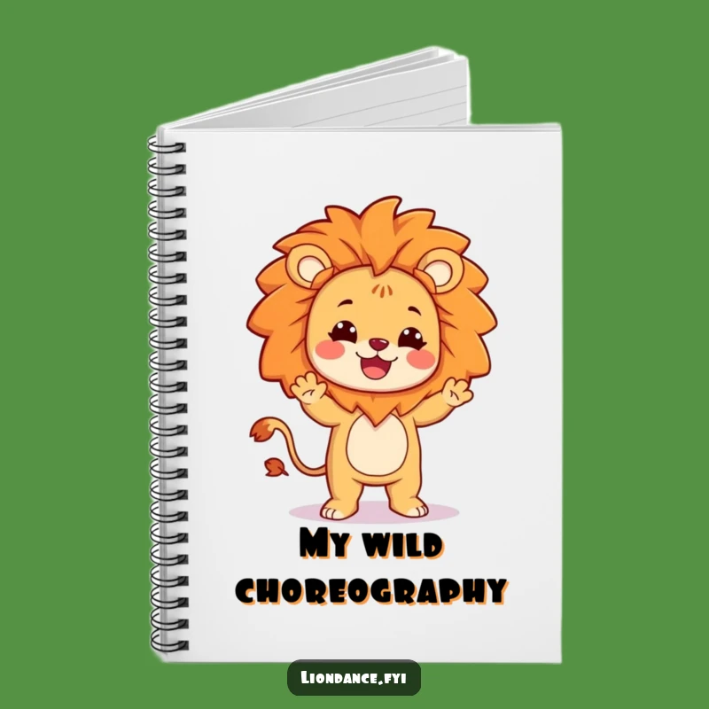 Funny Dancing Lion Notebook: Silly Dance Character, Journal Your Fun Thoughts