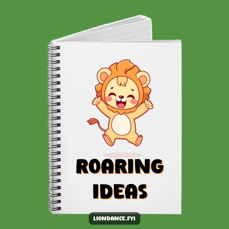 Funny Lion Costume Notebook - Jot Down Wild Ideas - Perfect Funny Gift
