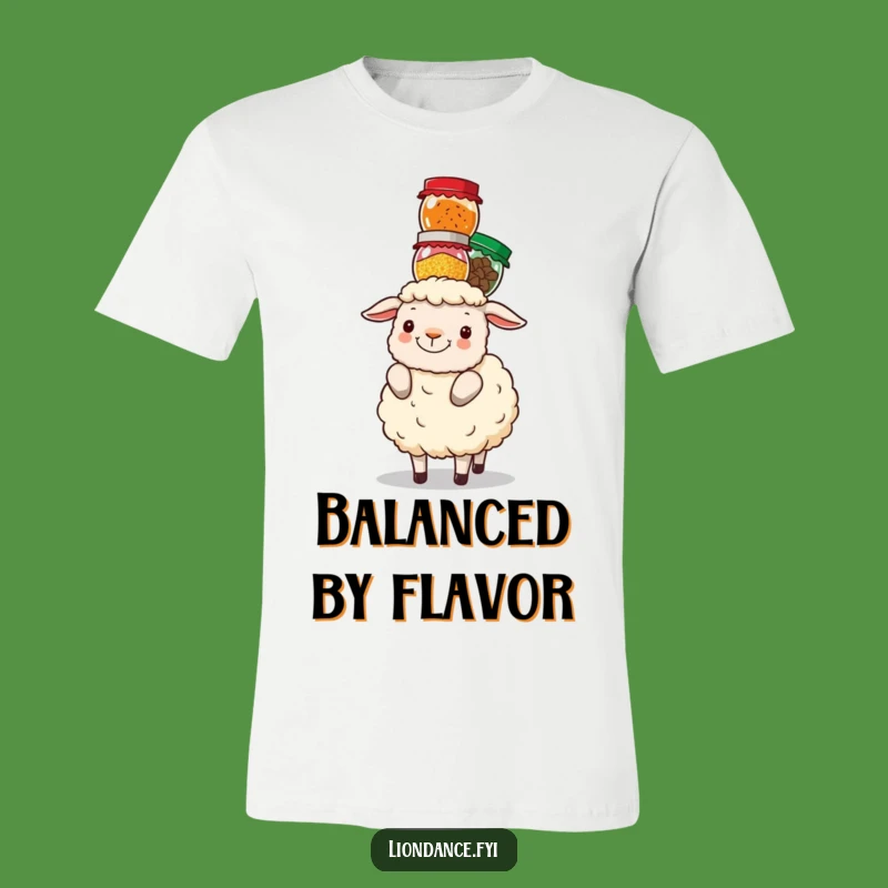 Funny Sheep Spice Balancing T-Shirt: Hilarious Farm Humor Tee Gift