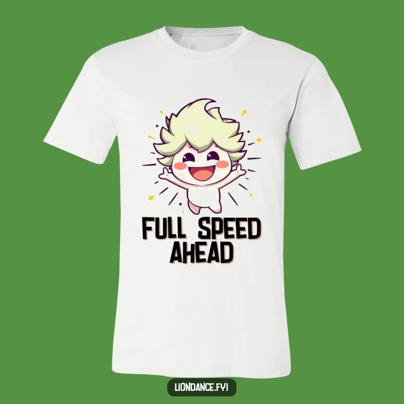 Funny Energetic Character Tee: Smile & Move with Hilarious Style!