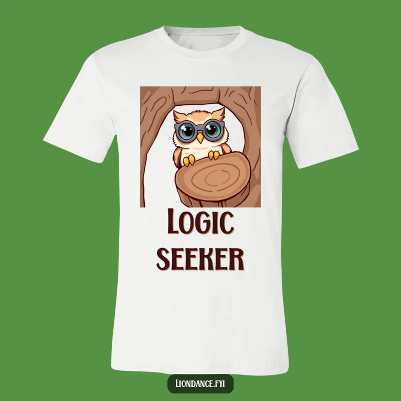 Funny Owl Binoculars T-Shirt: Curious Nature Tee, Ideal Humorous Gift