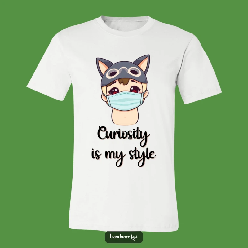 Funny Peeking Mask T-Shirt - Curiosity and Intrigue Wear