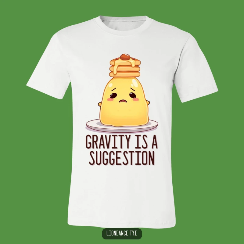 Funny Jelly Pancake T-Shirt: Bewildered Blob, Perfect Funny Gift for Breakfast Lovers!