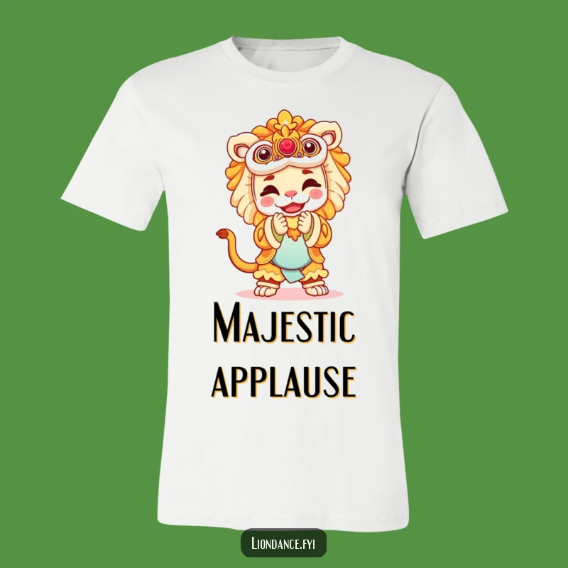 Funny Lion Costume T-Shirt: Joyful Bow for a Star Performer Gift