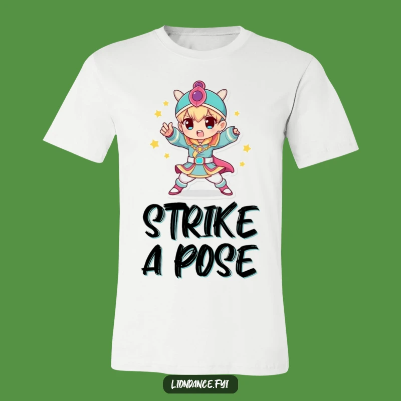 Funny Costume T-Shirt: Dynamic Pose Design, Express Your Inner Star!