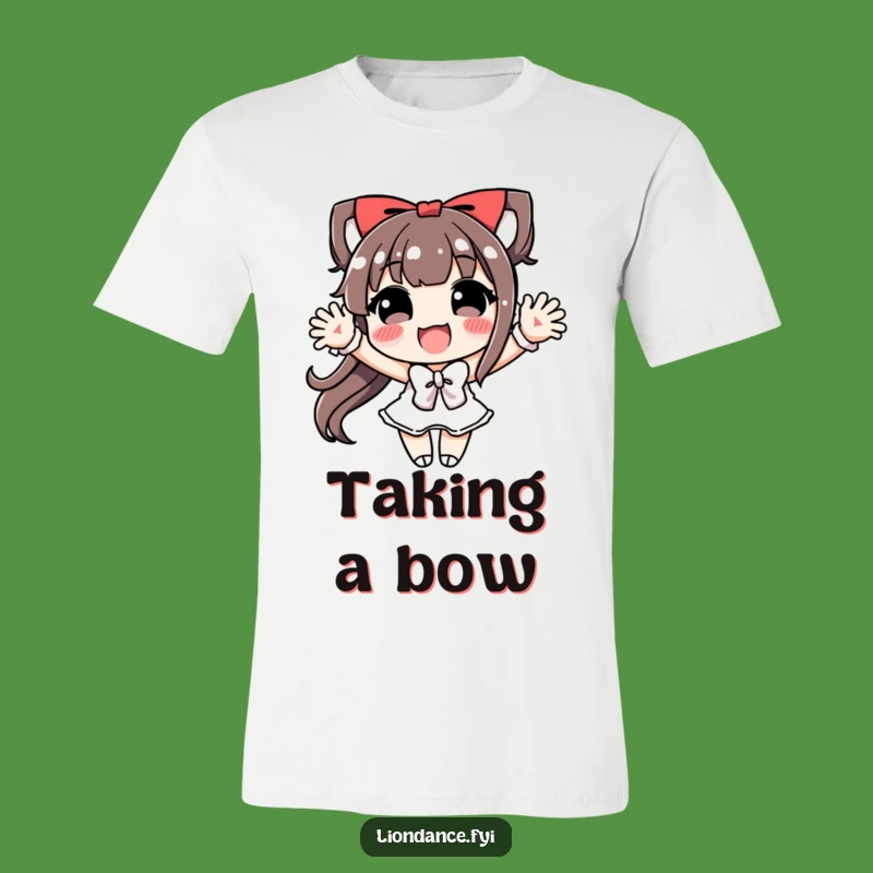 Funny Joyful Bow T-Shirt - Humorous Gift for Theatrical & Gracious Souls